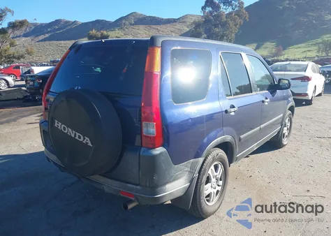 2002 Honda Cr-V Ex из США, поврежденный, VIN JHLRD78802C081682